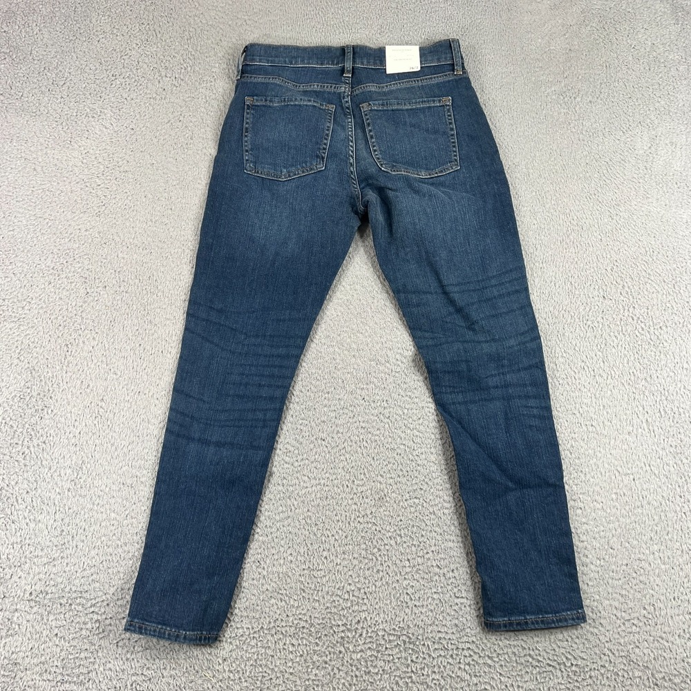 Banana Republic Jeans Womens 2 26 Mid Rise Girlfriend Fit Blue Denim - Picture 12 of 15